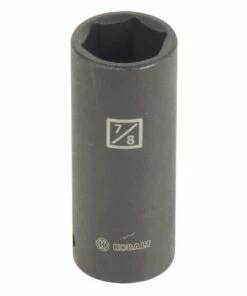 Kobalt Impact Sockets & Impact Socket Sets Standard (SAE) 1/2-in Drive 7/8-in 6-Point Impact Socket