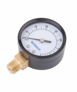 Kobalt Air Compressor Accessories 1/4-in Bottom Mount Gauge