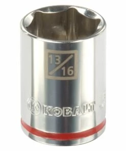 Kobalt Sockets & Socket Sets Standard (SAE) 1/2-in Drive 6-point 13/16-in Shallow Socket