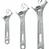 Kobalt Adjustable Wrenches 3-Piece Chrome Vanadium Steel Adjustable Wrench Set