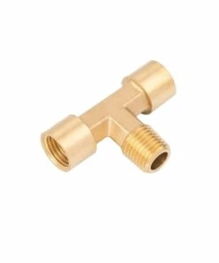 Kobalt Air Compressor Fittings NPT Brass T Fitting (F) 1/4-in