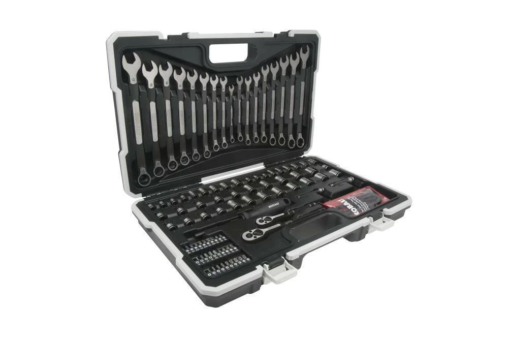 Kobalt Mechanics Tool Sets Universal 115-Piece Standard (SAE) and Metric Combination Matte Mechanics Tool Set (1/4-in; 3/8-in) 7 Kobalt Mechanics Tool Sets Universal 115-Piece Standard (SAE) and Metric Combination Matte Mechanics Tool Set (1/4-in; 3/8-in) - Image 7