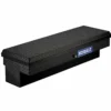 Kobalt Truck Tool Boxes 46.9-in x 15.8-in x 13-in Black Aluminum Crossover Truck Tool Box