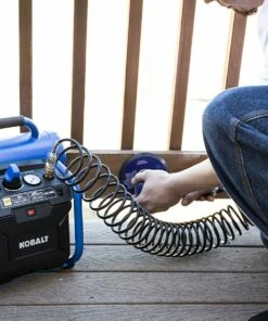 Kobalt Air Compressors 2-Gallon Single Stage Portable Electric Twin Stack Air Compressor -Kobalt Shop 08020665