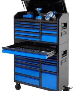 Kobalt Bottom Tool Cabinets 3000 Series 41-in W x 41-in H 11-Drawer Steel Rolling Tool Cabinet (Black) -Kobalt Shop 08061667 scaled