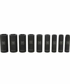 Kobalt Impact Sockets & Impact Socket Sets 9-Piece Metric 3/8-in Drive Set 6-Point Impact Socket Set