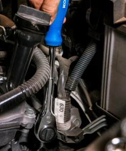 Kobalt Mechanics Tool Sets 20-Piece Standard (SAE) and Metric Combination Polished Chrome Mechanics Tool Set (3/8-in) -Kobalt Shop 08495811