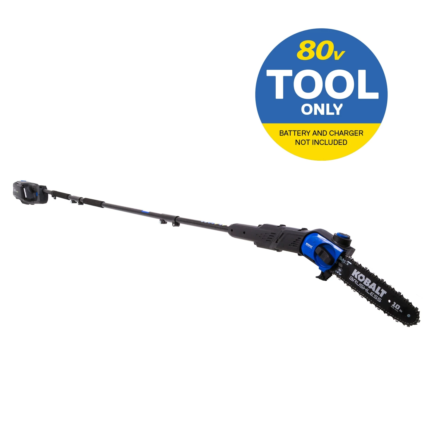 Kobalt Cordless Electric Pole Saws 80-Volt 10-in Cordless Electric Pole Saw (Battery Not Included) 1 Kobalt Cordless Electric Pole Saws 80-Volt 10-in Cordless Electric Pole Saw (Battery Not Included)
