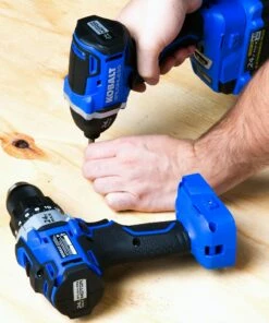 Kobalt Power Tool Combo Kits 2-Tool 24-Volt Max Brushless Power Tool Combo Kit with Soft Case (1-Battery Included and Charger Included) -Kobalt Shop 08619632