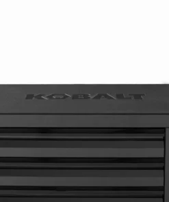 Kobalt Bottom Tool Cabinets 3000 Series 41-in W x 41-in H 5-Drawer Stainless Steel Rolling Tool Cabinet (Black) -Kobalt Shop 08703970