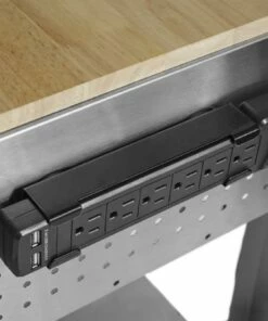 Kobalt Work Benches 45-in W x 36-in H 2-Drawer Wood Work Bench -Kobalt Shop 08734406