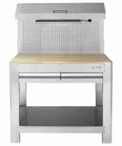 Kobalt Work Benches 45-in W x 36-in H 2-Drawer Wood Work Bench