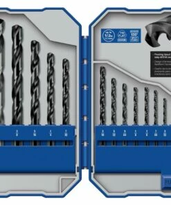 Kobalt Twist Drill Bits 14-Piece Assorted Set Black Oxide Coated Hss Twist Drill Bit Set