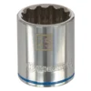 Kobalt Sockets & Socket Sets Metric 1/2-in Drive 12-point 25-mm Shallow Socket