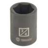 Kobalt Impact Sockets & Impact Socket Sets -Piece Standard (SAE) 1/2-in Drive 3/4-in 6-Point Impact Socket