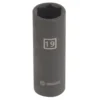 Kobalt Impact Sockets & Impact Socket Sets Metric 1/2-in Drive 19mm 6-Point Impact Socket