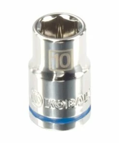 Kobalt Sockets & Socket Sets Metric 3/8-in Drive 6-point 10-mm Shallow Socket