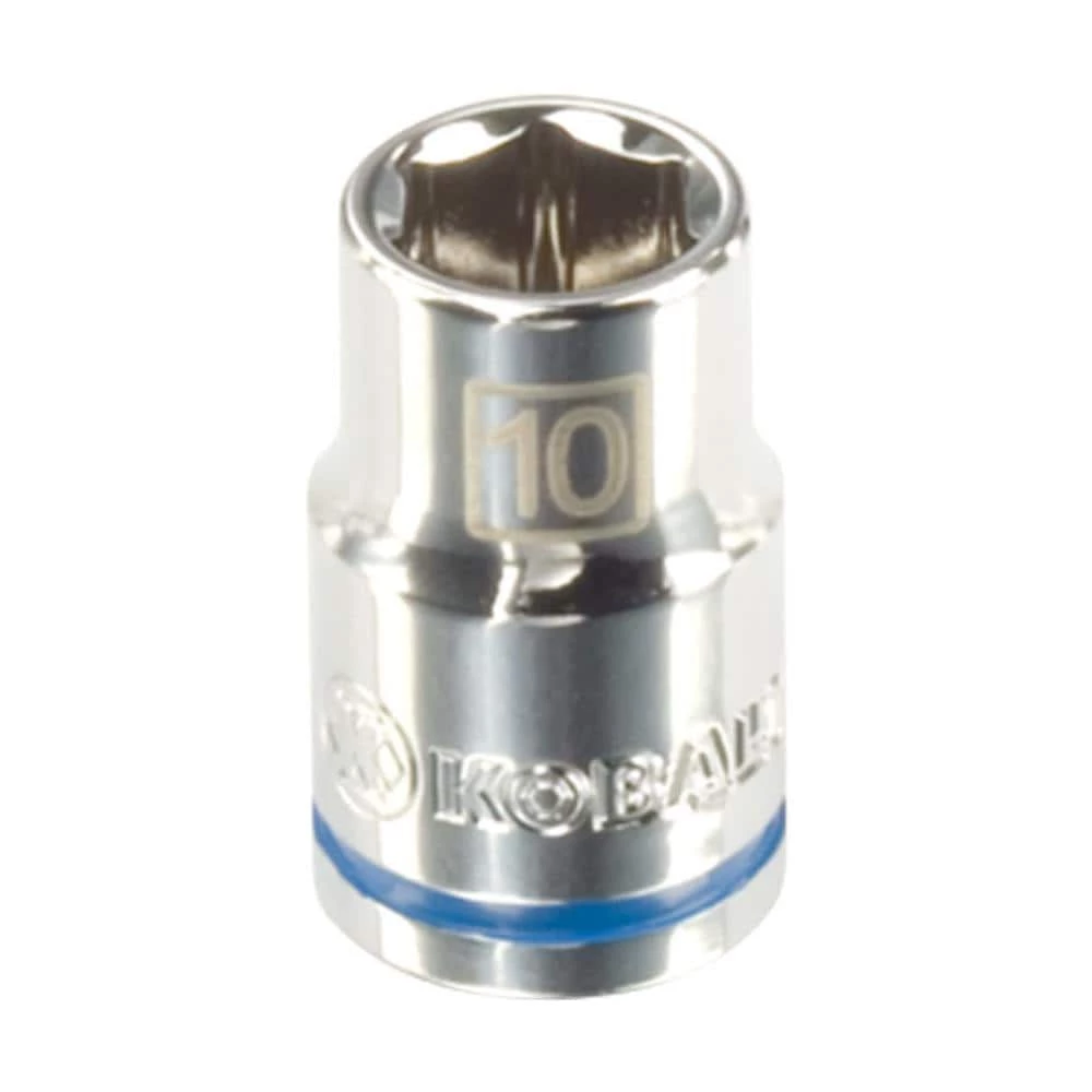 Kobalt Sockets & Socket Sets Metric 3/8-in Drive 6-point 10-mm Shallow Socket 1 Kobalt Sockets & Socket Sets Metric 3/8-in Drive 6-point 10-mm Shallow Socket