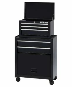 Kobalt Top Tool Chests 1000 Series 26.5-in W x 44.25-in H 5-Drawer Steel Tool Chest (Black)