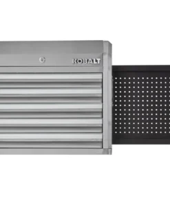 Kobalt Top Tool Chests 3000 Series 27-in W x 23.2-in H 5-Drawer Stainless Steel Tool Chest (Stainless Steel) 19 Kobalt Top Tool Chests 3000 Series 27-in W x 23.2-in H 5-Drawer Stainless Steel Tool Chest (Stainless Steel) -Kobalt Shop 09749988