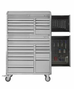 Kobalt Bottom Tool Cabinets 3000 Series 41-in W x 41-in H 11-Drawer Stainless Steel Rolling Tool Cabinet (Stainless Steel) 28 Kobalt Bottom Tool Cabinets 3000 Series 41-in W x 41-in H 11-Drawer Stainless Steel Rolling Tool Cabinet (Stainless Steel) -Kobalt Shop 09985758