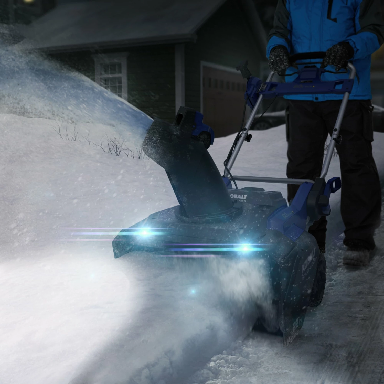 Kobalt Cordless Electric Snow Blowers 80-Volt Max 22-in Single-stage Cordless Electric Snow Blower (Battery Not Included) 10 Kobalt Cordless Electric Snow Blowers 80-Volt Max 22-in Single-stage Cordless Electric Snow Blower (Battery Not Included) - Image 10