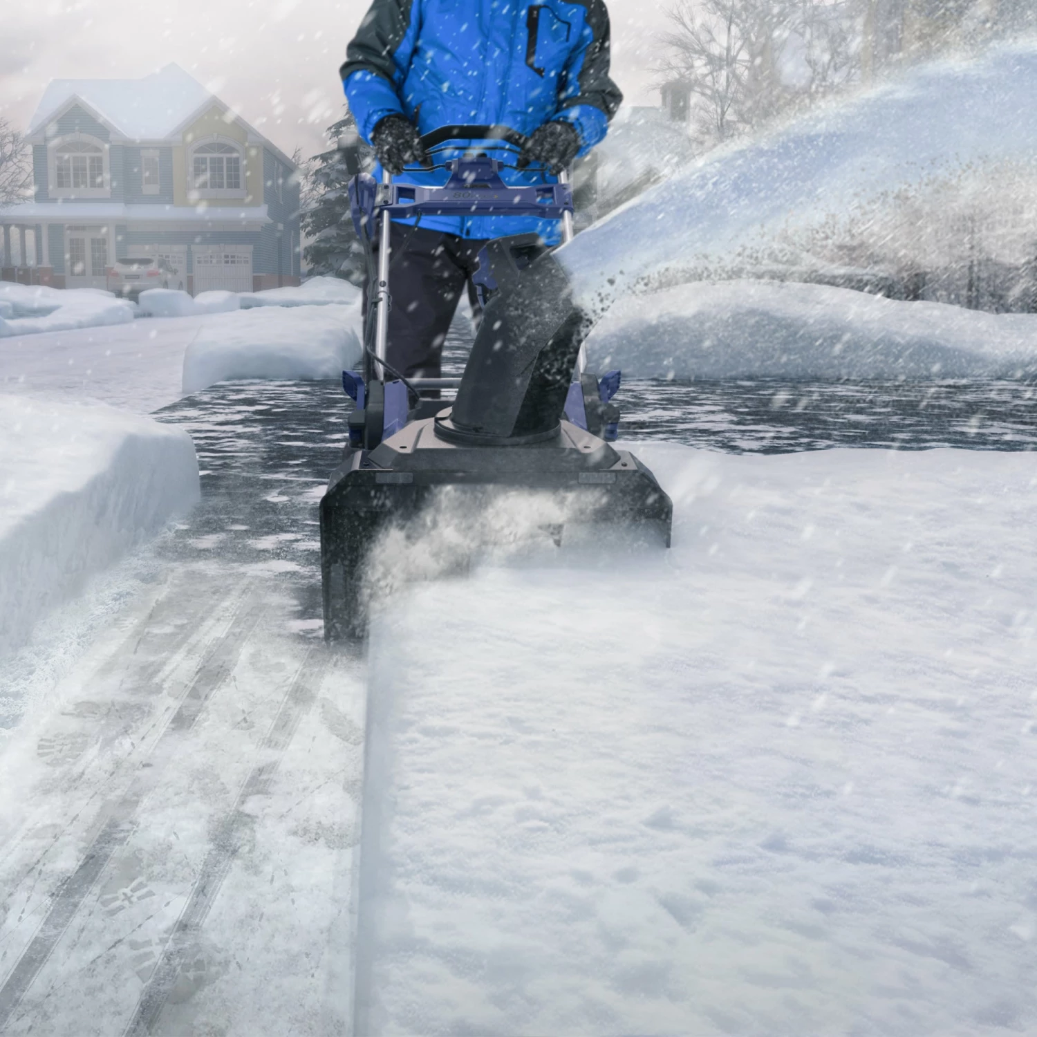 Kobalt Cordless Electric Snow Blowers 80-Volt Max 22-in Single-stage Cordless Electric Snow Blower (Battery Not Included) 9 Kobalt Cordless Electric Snow Blowers 80-Volt Max 22-in Single-stage Cordless Electric Snow Blower (Battery Not Included) - Image 9