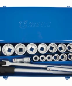 Kobalt Mechanics Tool Sets 3/4-in Drive 20-Piece Standard (SAE) Matte Mechanics Tool Set (3/4-in;) -Kobalt Shop 10421574 scaled