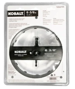 Kobalt Hole Saws & Kits 6-3/8-in Carbide-Grit Arbored Recessed Lighting Hole Saw -Kobalt Shop 10507475