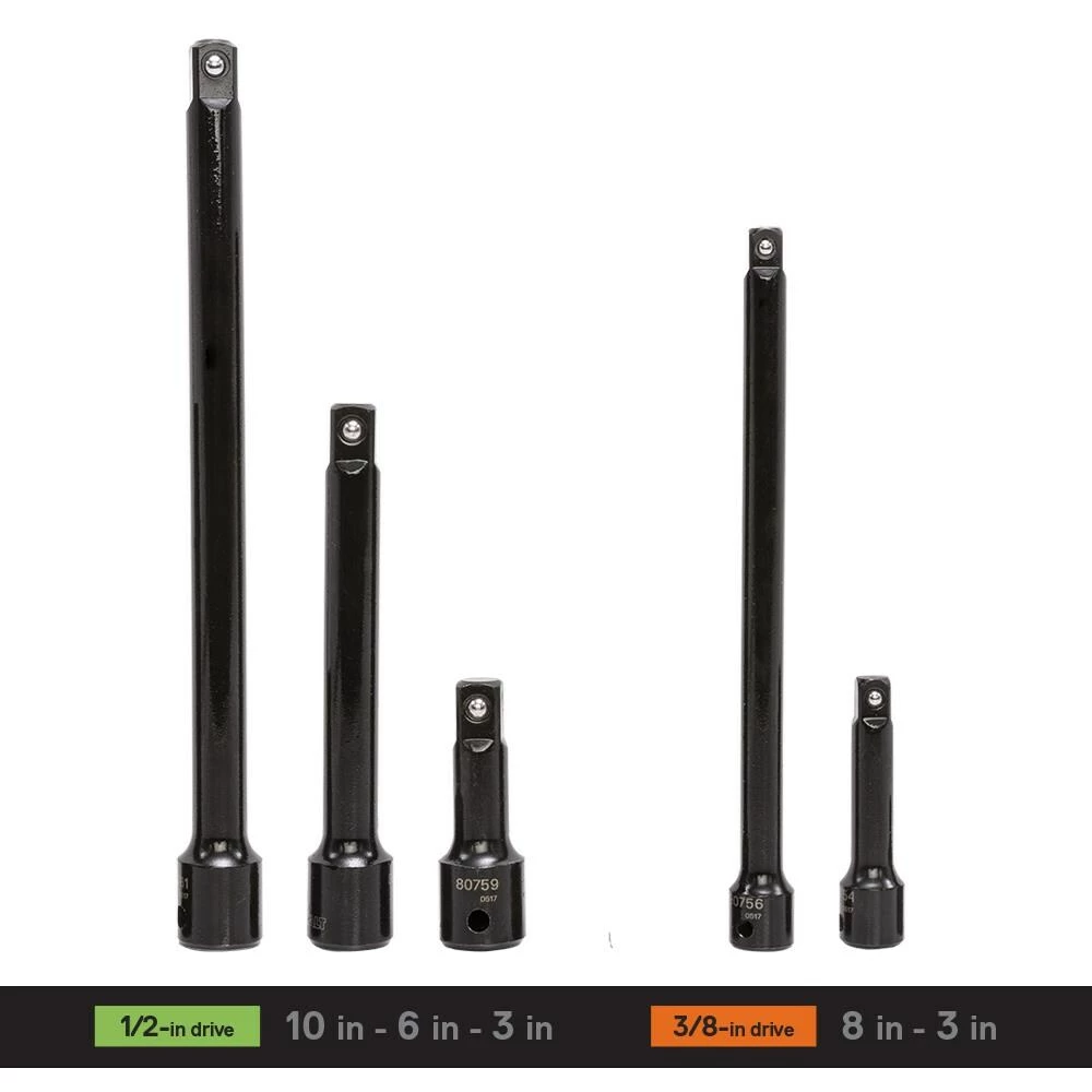 Kobalt Drive Tool & Socket Accessories 8-Piece Impact Drive Accessory Set 6 Kobalt Drive Tool & Socket Accessories 8-Piece Impact Drive Accessory Set - Image 6