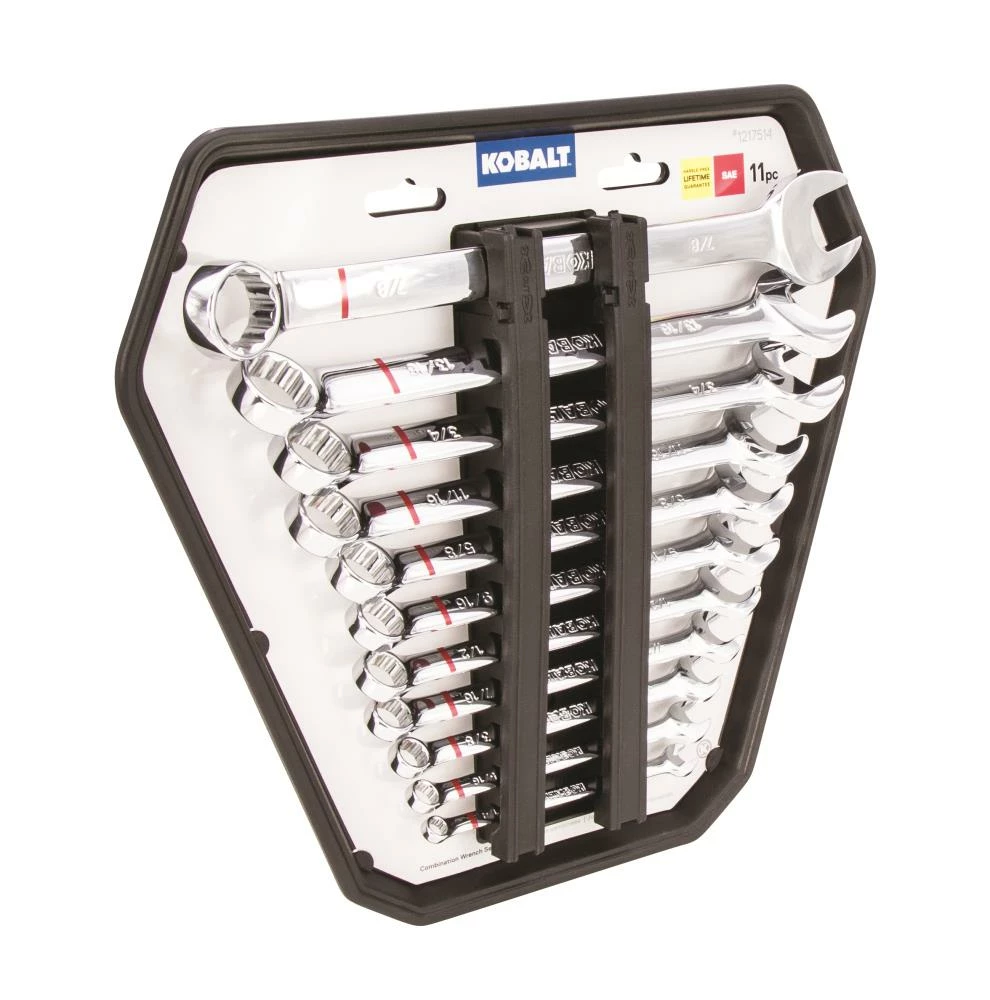 Kobalt Combination Wrenches & Sets 11-Piece Set 12-point Standard (SAE) Standard Combination Wrench Set 3 Kobalt Combination Wrenches & Sets 11-Piece Set 12-point Standard (SAE) Standard Combination Wrench Set - Image 3