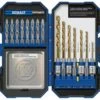 Kobalt Twist Drill Bits 40-Piece Assorted Set Titanium Coated Hss Twist Drill Bit Set