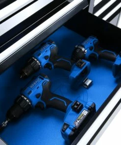 Kobalt Bottom Tool Cabinets 3000 Series 41-in W x 37.5-in H 8-Drawer Steel Rolling Tool Cabinet (Black) -Kobalt Shop 11561568