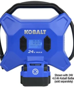 Kobalt Air Inflators Kobalt 24 Volt cordless high pressure inflator 24-Volt Lithium Ion (Li-Ion) Air Inflator (Power Source: Battery) -Kobalt Shop 11621568