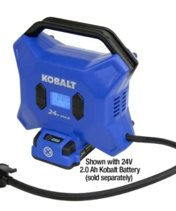 Kobalt Air Inflators Kobalt 24 Volt cordless high pressure inflator 24-Volt Lithium Ion (Li-Ion) Air Inflator (Power Source: Battery) -Kobalt Shop 11621569