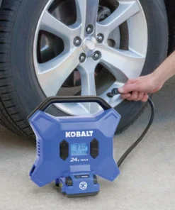 Kobalt Air Inflators Kobalt 24 Volt cordless high pressure inflator 24-Volt Lithium Ion (Li-Ion) Air Inflator (Power Source: Battery) -Kobalt Shop 11621570