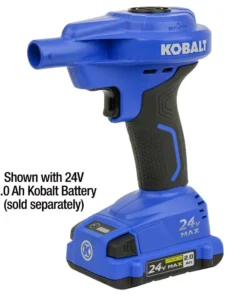 Kobalt Air Inflators 24V Cordless High Volume Inflator 24-Volt Lithium Ion (Li-Ion) Air Inflator (Power Source: Battery) 12 Kobalt Air Inflators 24V Cordless High Volume Inflator 24-Volt Lithium Ion (Li-Ion) Air Inflator (Power Source: Battery) -Kobalt Shop 11629463