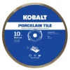 Kobalt Diamond Saw Blades 10-in Wet Porcelain Tile Diamond Saw Blade