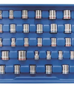 Kobalt Mechanics Tool Sets 319-Piece Standard (SAE) and Metric Combination Polished Chrome Mechanics Tool Set (1/4-in; 3/8-in) -Kobalt Shop 14074076