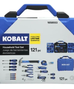 Kobalt Household Tool Sets 121-Piece Household Tool Set with Folding Case 18 Kobalt Household Tool Sets 121-Piece Household Tool Set with Folding Case -Kobalt Shop 15060475