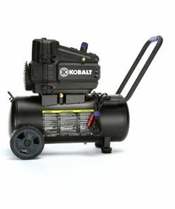 Kobalt Air Compressors 8-Gallon Single Stage Portable Electric Horizontal Air Compressor 16 Kobalt Air Compressors 8-Gallon Single Stage Portable Electric Horizontal Air Compressor -Kobalt Shop 15104699
