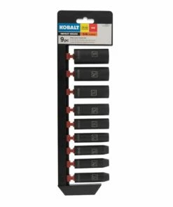 Kobalt Impact Sockets & Impact Socket Sets 9-Piece Standard (SAE) 3/8-in Drive Set 6-Point Impact Socket Set -Kobalt Shop 15105631 scaled