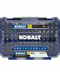 Kobalt Screwdriver Bits 1-in Set Steel Hex Shank Screwdriver Bit Set Screwdriver (100-Piece)