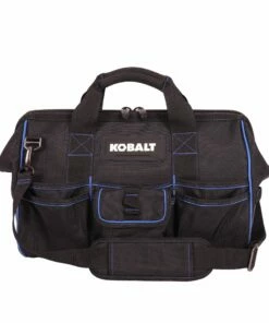 Kobalt Tool Bags Blue Black Polyester 16-in Zippered Cargo Bag