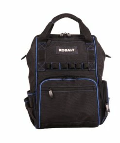 Kobalt Tool Bags Blue Black Polyester 11.5-in Backpack
