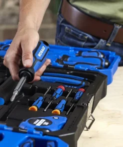 Kobalt Household Tool Sets 121-Piece Household Tool Set with Folding Case 21 Kobalt Household Tool Sets 121-Piece Household Tool Set with Folding Case -Kobalt Shop 16396969
