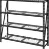 Kobalt Freestanding Shelving Units 77-in W x 24-in D x 72-in H 4-Tier Heavy Duty Steel Utility