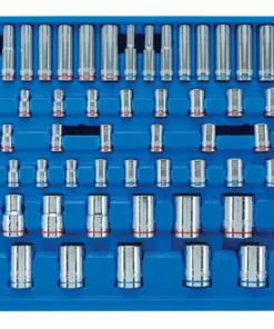 Kobalt Mechanics Tool Sets 232-Piece Standard (SAE) and Metric Combination Polished Chrome Mechanics Tool Set (1/4-in; 3/8-in; 1/2-in;) -Kobalt Shop 16663697 scaled