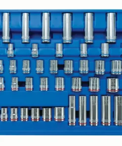 Kobalt Mechanics Tool Sets 232-Piece Standard (SAE) and Metric Combination Polished Chrome Mechanics Tool Set (1/4-in; 3/8-in; 1/2-in;) -Kobalt Shop 16663702 scaled