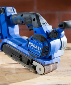 Kobalt Power Sanders Kobalt 24V MAX 24-Volt Brushless Cordless Variable Belt Sander with Dust Management -Kobalt Shop 16709148